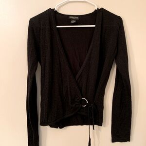 Guess Sweater with Rhinestone Tie